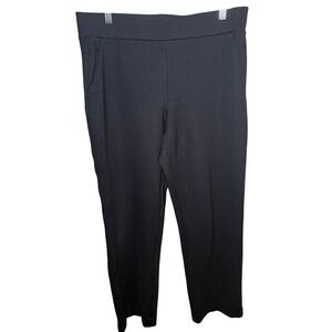 LOFT Corpcore Womens LT Black Pull On Knit Stretch Pants